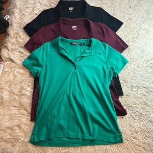 3 Lands End Polos - Excellent Condition